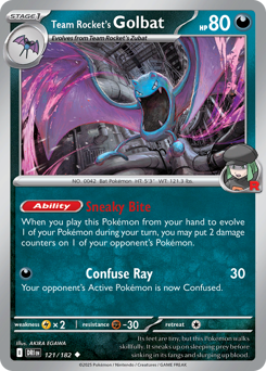 Golbat da Equipe Rocket / Team Rocket's Golbat (DRI 121/182)