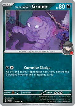 Grimer da Equipe Rocket / Team Rocket's Grimer (DRI 123/182)