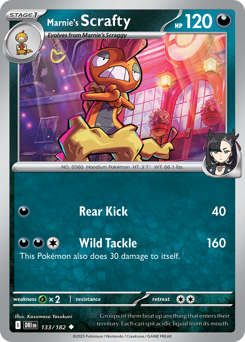 Scrafty da Marine / Marnie's Scrafty (DRI 133/182)