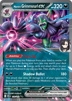 Grimmsnarl ex da Marine / Marnie's Grimmsnarl ex (DRI 136/182)