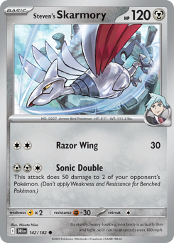 Skarmory do Steven / Steven's Skarmory (DRI 142/182)