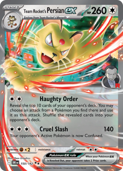 Persian ex da Equipe Rocket / Team Rocket's Persian ex (DRI 150/182)