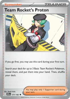 Próton da Equipe Rocket / Team Rocket's Proton (DRI 177/182)