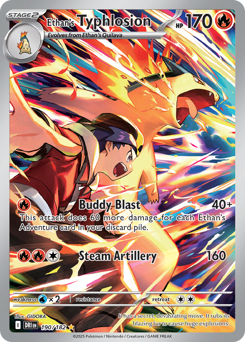 Typhlosion do Ethan / Ethan's Typhlosion (DRI 190/182)