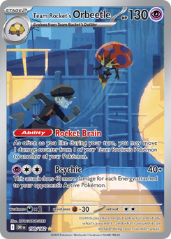 Orbeetle da Equipe Rocket / Team Rocket's Orbeetle (DRI 198/182)