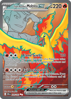 Moltres ex da Equipe Rocket / Team Rocket's Moltres ex (DRI 208/182)
