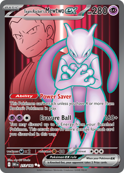 Mewtwo ex da Equipe Rocket / Team Rocket's Mewtwo ex (DRI 213/182)
