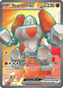 Regirock ex (DRI 214/182)