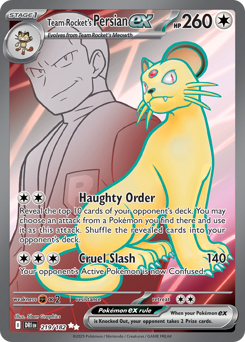 Persian ex da Equipe Rocket / Team Rocket's Persian ex (DRI 219/182)