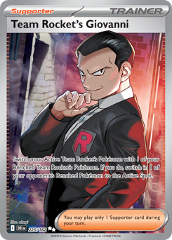 Giovanni da Equipe Rocket / Team Rocket's Giovanni (DRI 225/182)