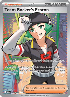 Próton da Equipe Rocket / Team Rocket's Proton (DRI 227/182)