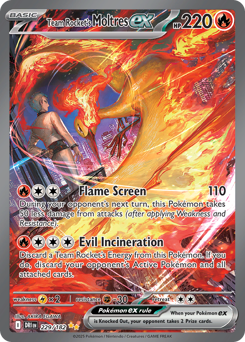 Moltres ex da Equipe Rocket / Team Rocket's Moltres ex (DRI 229/182)