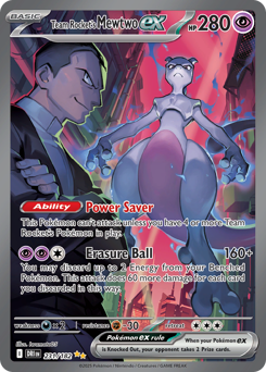 Mewtwo ex da Equipe Rocket / Team Rocket's Mewtwo ex (DRI 231/182)