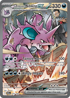 Nidoking ex da Equipe Rocket / Team Rocket's Nidoking ex (DRI 233/182)