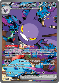 Crobat ex da Equipe Rocket / Team Rocket's Crobat ex (DRI 234/182)
