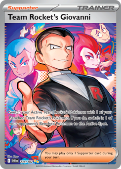 Giovanni da Equipe Rocket / Team Rocket's Giovanni (DRI 238/182)