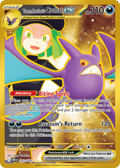 Crobat ex da Equipe Rocket / Team Rocket's Crobat ex (DRI 242/182)