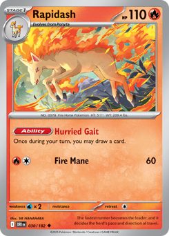 Rapidash (DRI 30/182)