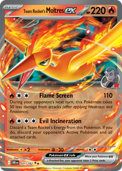 Moltres ex da Equipe Rocket / Team Rocket's Moltres ex (DRI 31/182)