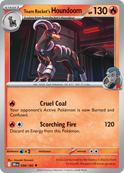 Houndoom da Equipe Rocket / Team Rocket's Houndoom (DRI 38/182)
