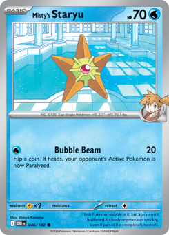 Staryu da Misty / Misty's Staryu (DRI 46/182)