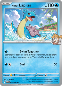 Lapras da Misty / Misty's Lapras (DRI 50/182)
