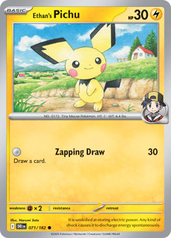 Pichu do Ethan / Ethan's Pichu (DRI 71/182)