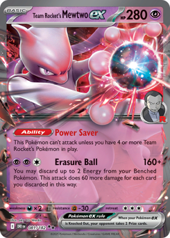 Mewtwo ex da Equipe Rocket / Team Rocket's Mewtwo ex (DRI 81/182)