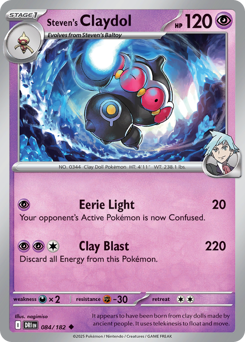 Claydol do Steven / Steven's Claydol (DRI 84/182)