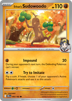 Sudowoodo do Ethan / Ethan's Sudowoodo (DRI 93/182)