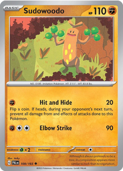 Sudowoodo (PAL 109/193)