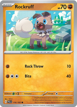 Rockruff (PAL 116/193)
