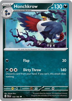 Honchkrow (PAL 132/193)