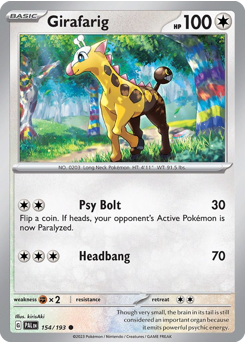 Girafarig (PAL 154/193)