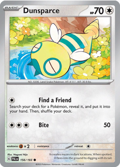 Dunsparce (PAL 156/193)