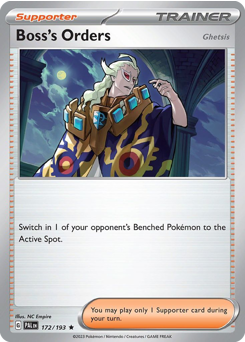 Ordem da Chefia / Boss's Orders (Ghetsis) (PAL 172/193)