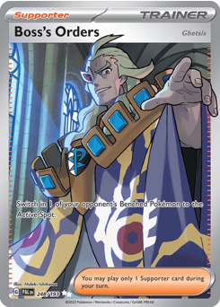 Ordem da Chefia / Boss's Orders (Ghetsis) (PAL 248/193)