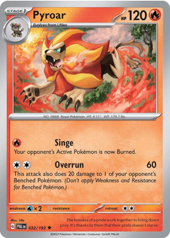 Pyroar (PAL 32/193)