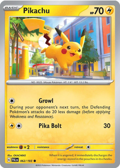 Pikachu (PAL 62/193)