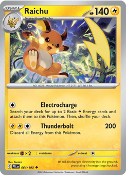 Raichu (PAL 64/193)