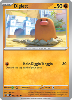 Diglett (OBF 103/197)