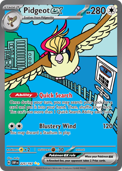 Pidgeot ex (OBF 225/197)