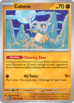 Cubone (MEW 104/165)