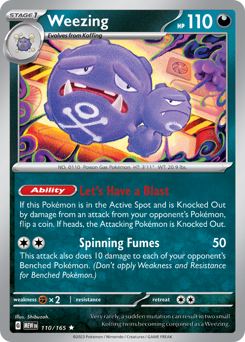 Weezing (MEW 110/165)