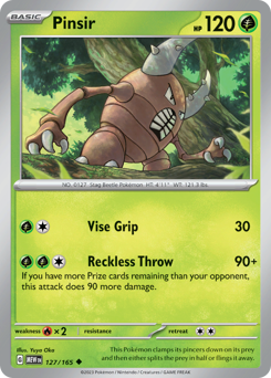 Pinsir (MEW 127/165)