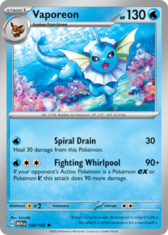 Vaporeon (MEW 134/165)