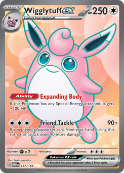 Wigglytuff ex (MEW 187/165)
