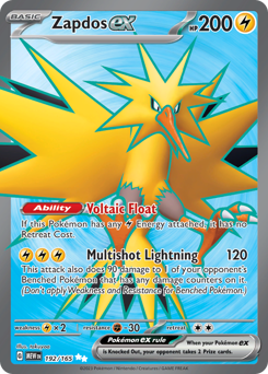 Zapdos ex (MEW 192/165)
