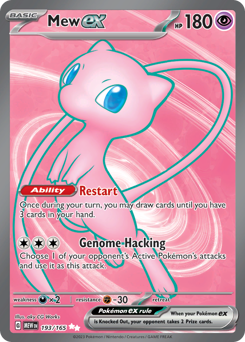 Mew ex (MEW 193/165)