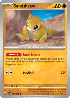 Sandshrew (MEW 27/165)
